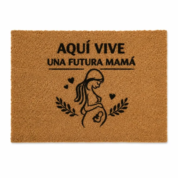 Tapete Limpia Pies Fibra De Coco Futura Mamá